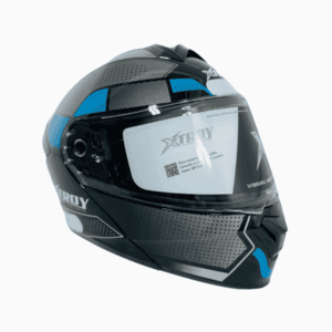 capacete ebf x troy modular rmc preto/azul