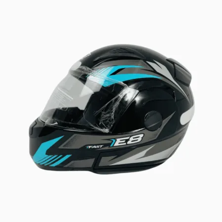 capacete ebf new e08 fast preto/azul