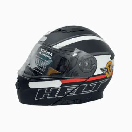 capacete helt hippo glass spirit preto fosco