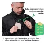 capa de chuva pioneira nylon