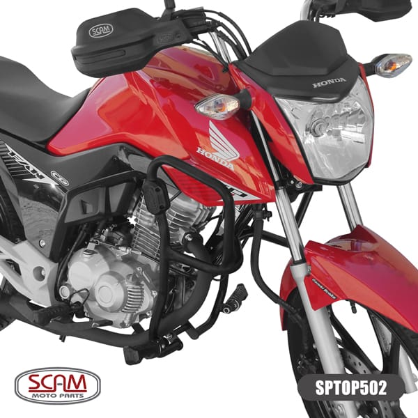 protetor motor carenagem – titan/fan 150/160 2014 2024 scam